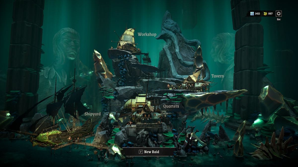 Căn cứ của người chơi trong Rogue Waters.