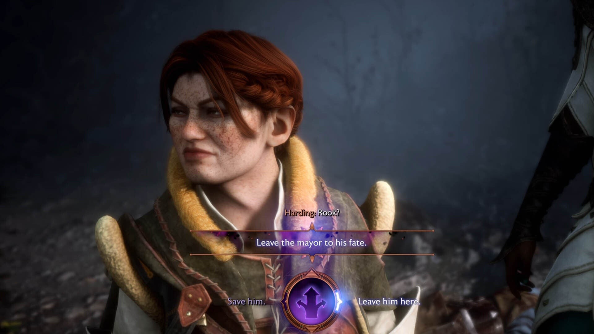 Cảnh bỏ lại Thị trưởng trong Dragon Age: The Veilguard