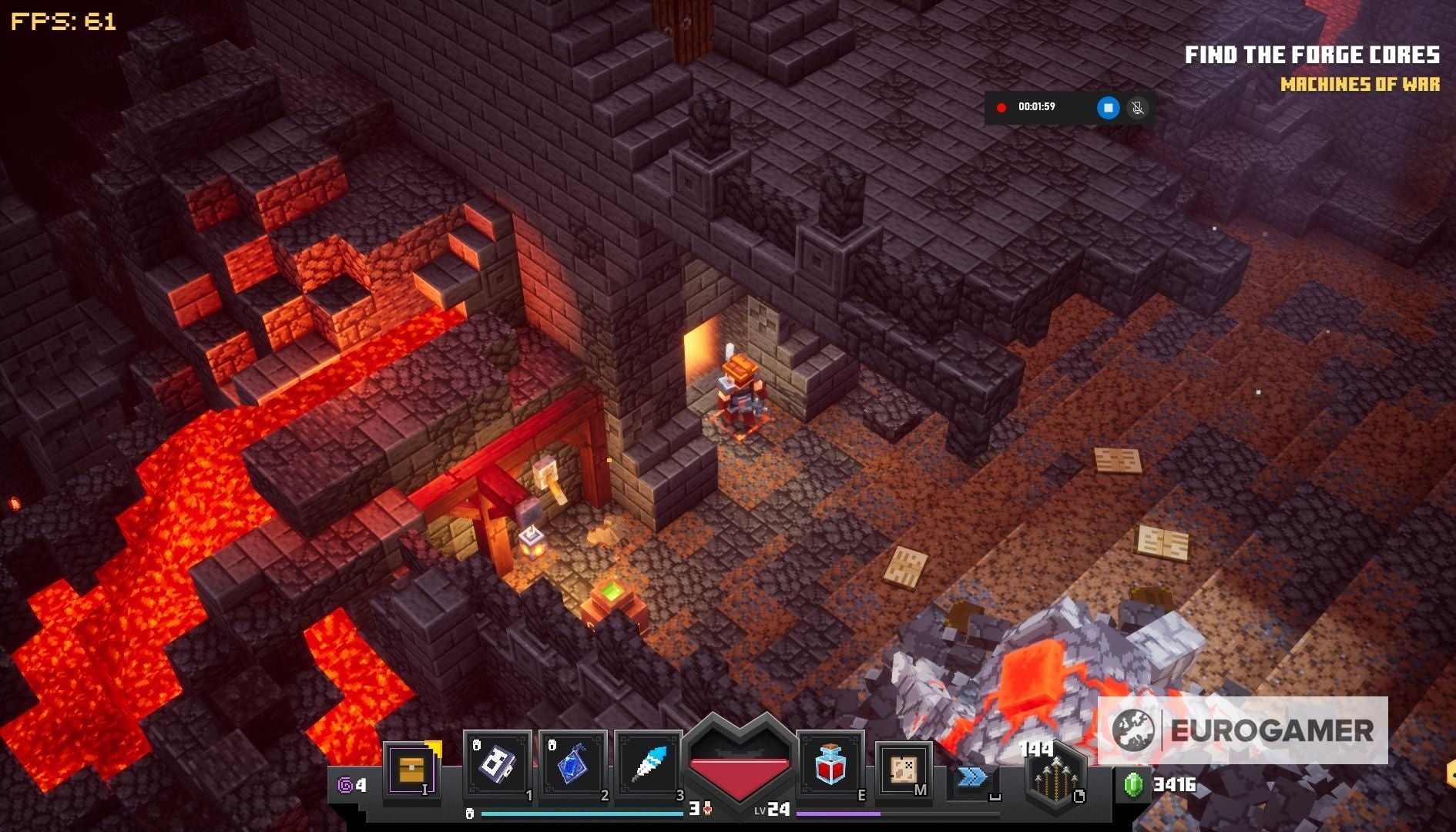 Cánh cửa dẫn đến Rune Fiery Forge