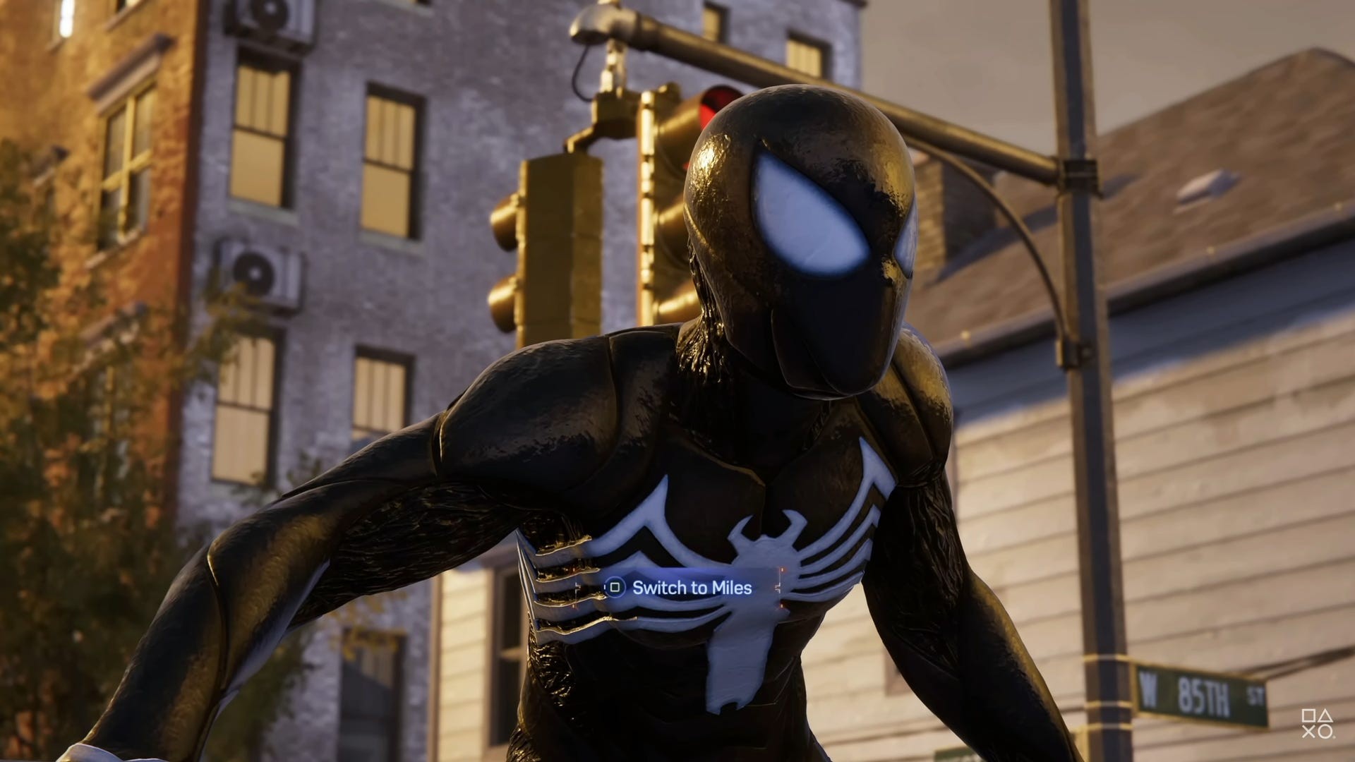 Cảnh phố trong Marvel's Spider-Man 2