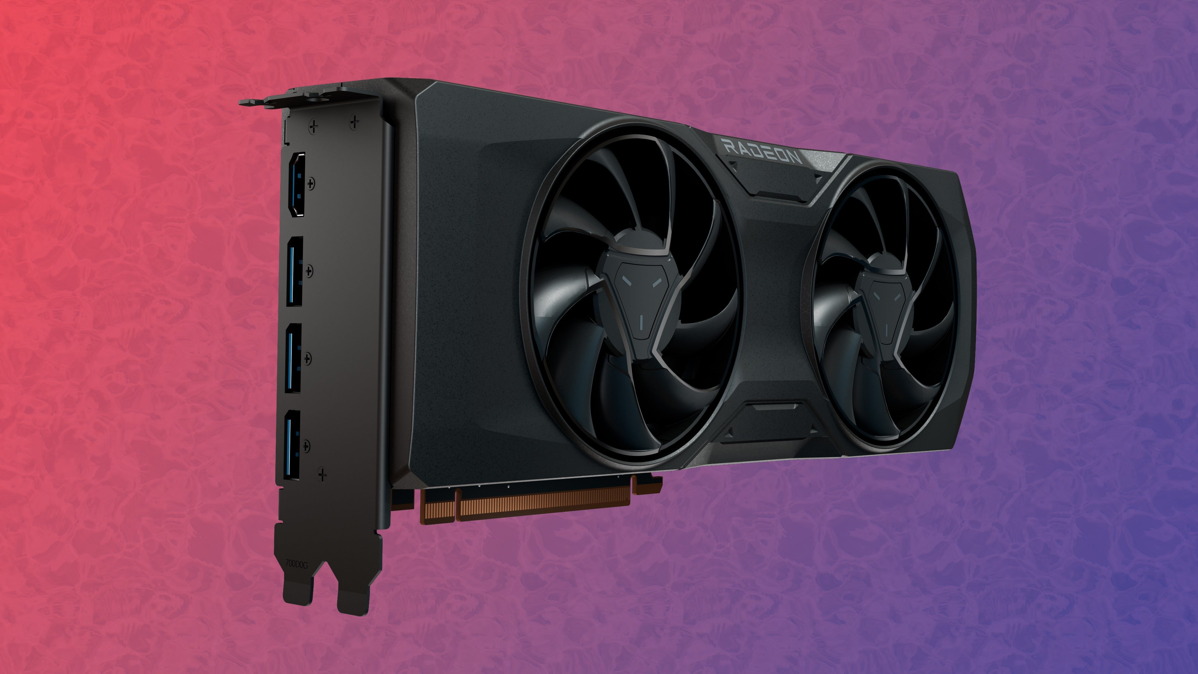 Card đồ họa AMD Radeon RX 7800 XT với họa tiết nước