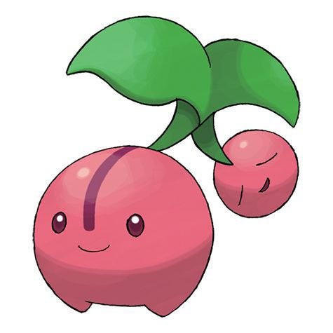 Cherubi Pokémon hệ Cỏ có thể nở từ trứng 2km