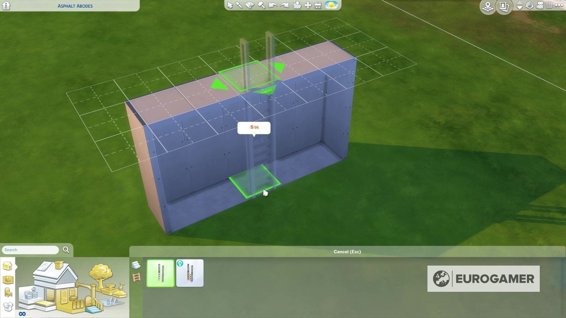 Chi phí của thang trong The Sims 4 được tính theo từng bậc thang
