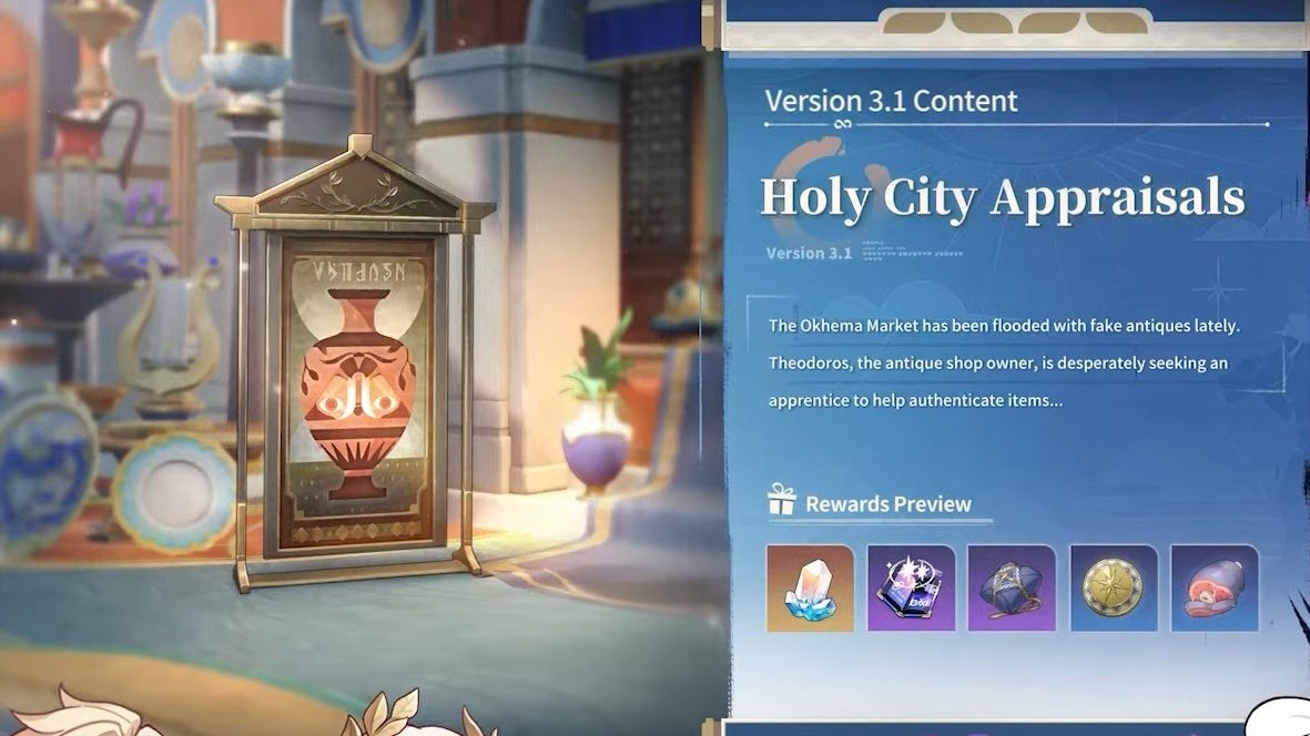 Chi tiết sự kiện Thẩm Định Thánh Thành (Holy City Appraisals) trong Honkai Star Rail phiên bản 3.1