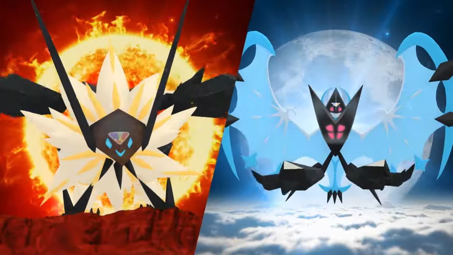 Cơ chế Fusion để tạo ra Dusk Mane và Dawn Wings Necrozma trong Pokémon Go