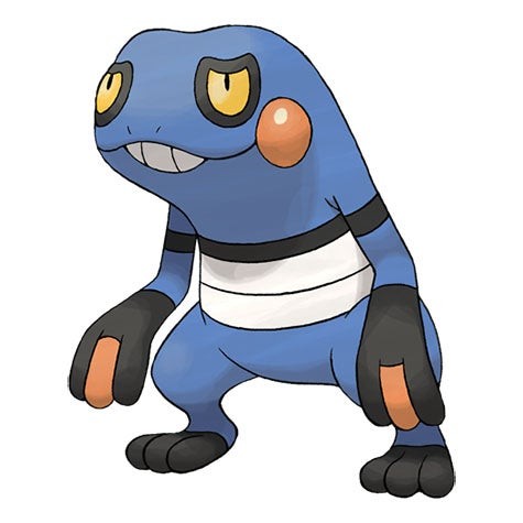 Croagunk - Phần thưởng Pokémon khi hoàn thành bước 4 It's a Rocket World