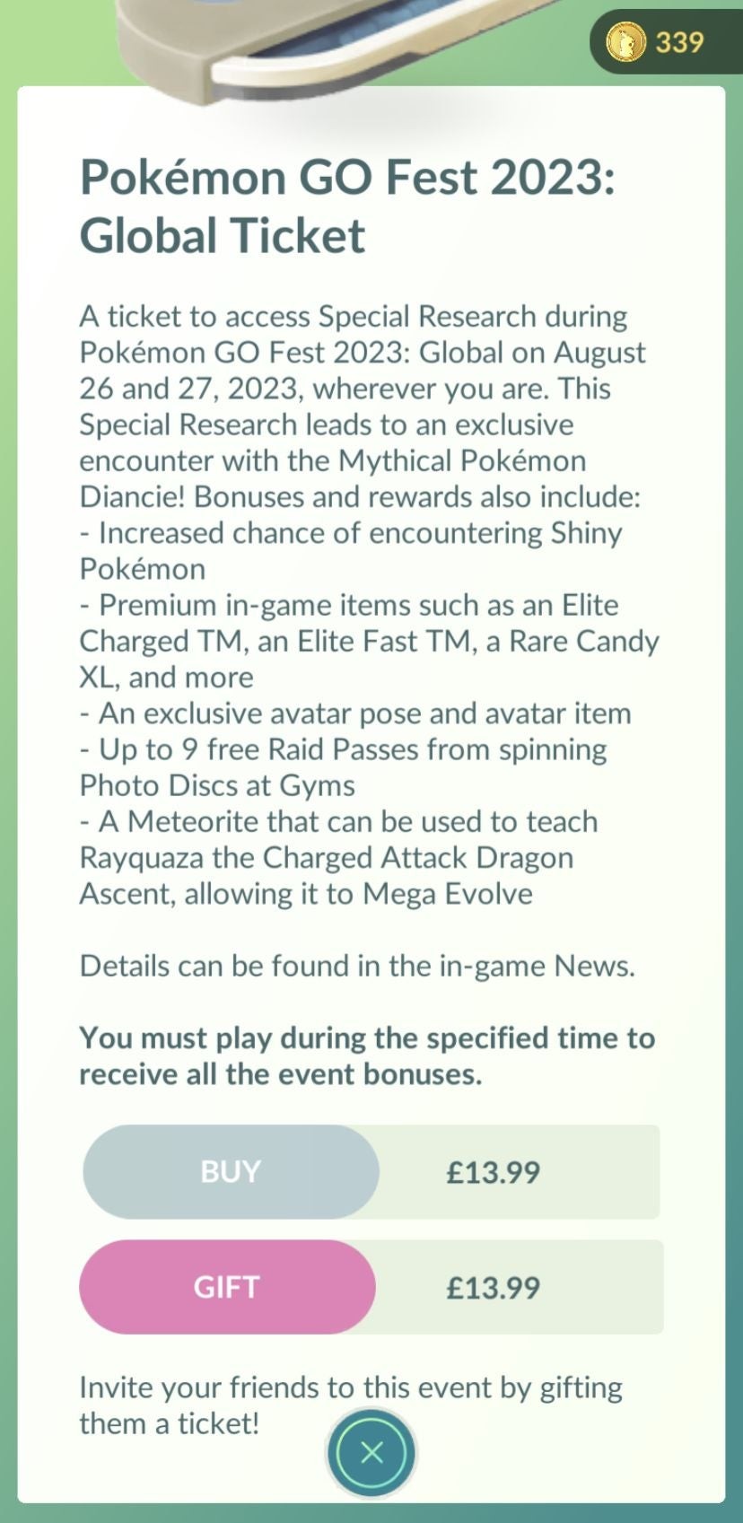 Cửa hàng trong Pokémon Go