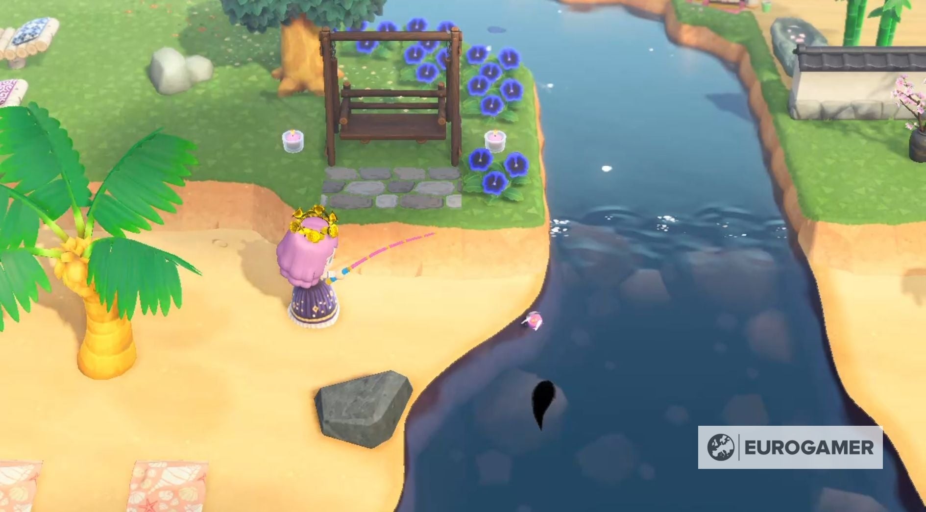 Cửa sông trong Animal Crossing: New Horizons