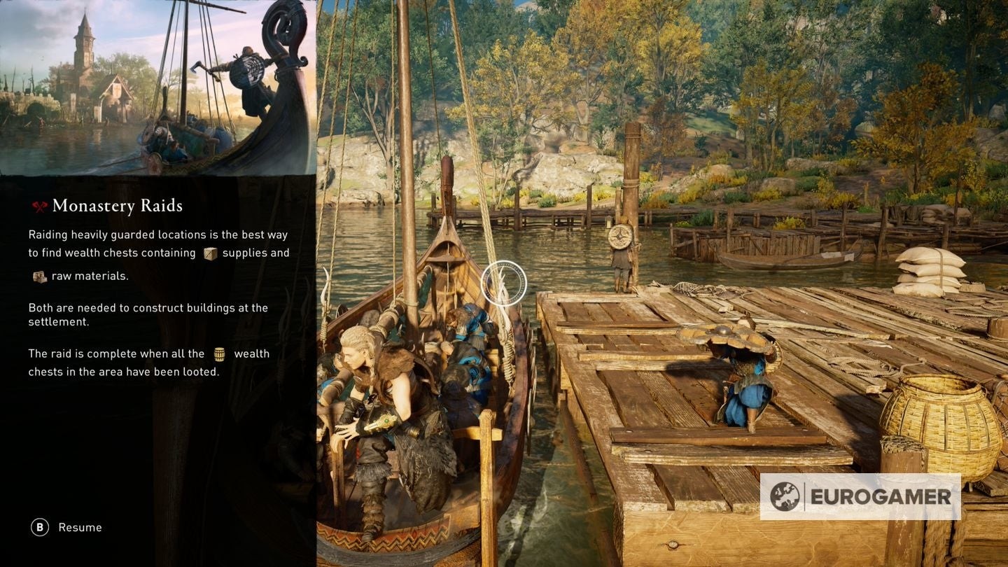 Cướp bóc tu viện trong Assassin's Creed Valhalla