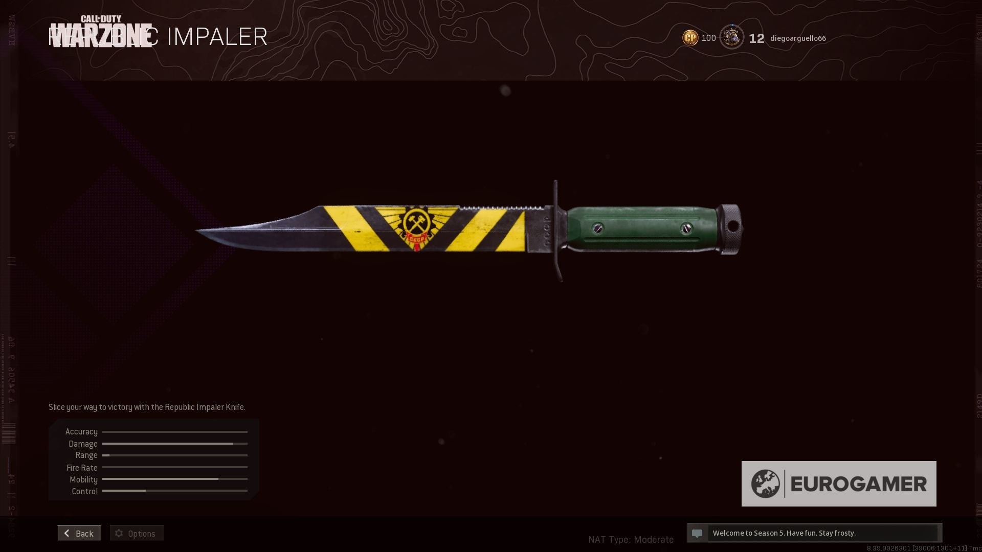 Dao Republic Impaler phần thưởng sự kiện Vanguard