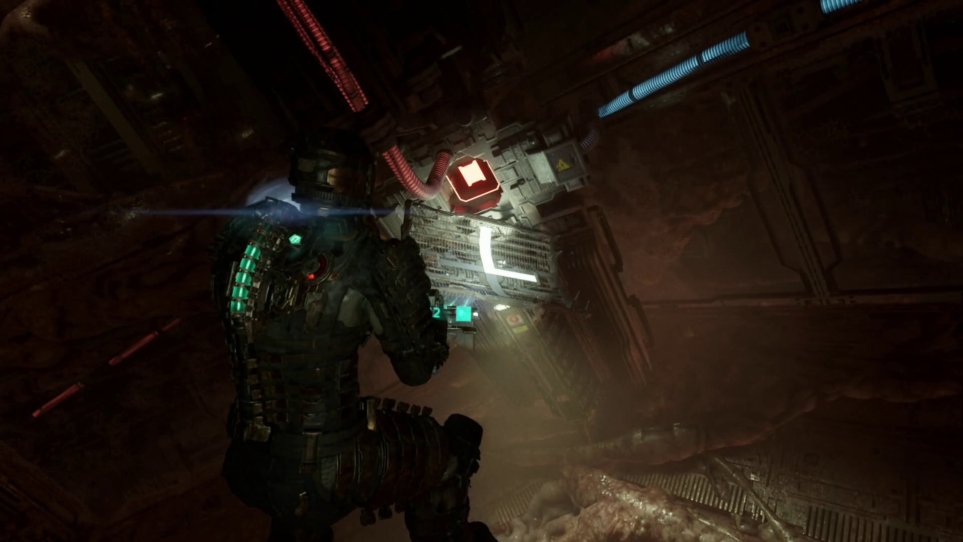 Đĩa vệ tinh có vạch trắng dùng để dẫn năng lượng trong Dead Space Remake