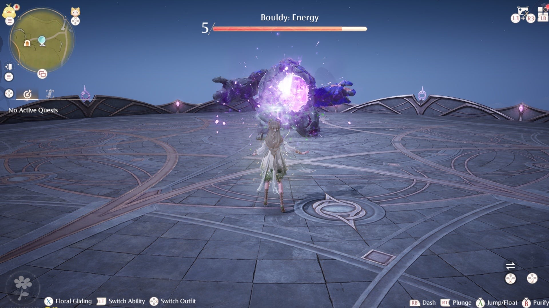 Điểm yếu của boss Bouldy trong Infinity Nikki cần thanh tẩy để nhận Bedrock Crystal