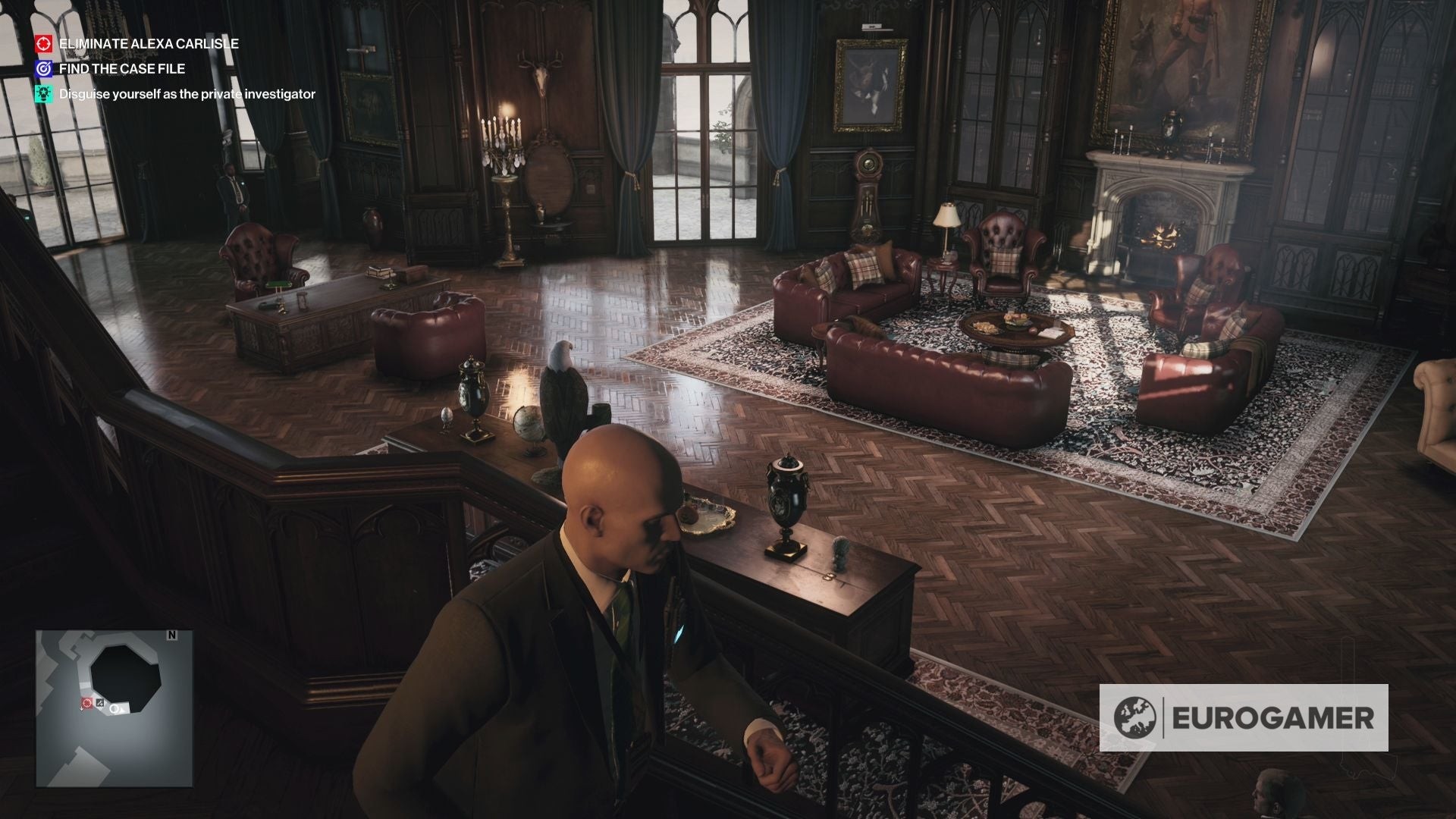 Điệp viên 47 ẩn nấp trong văn phòng Alexa Carlisle chờ thời cơ - Hitman 3