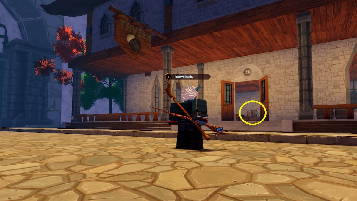 Dina Bartender - NPC bán độc dược pha chế trong quán rượu tại Virdis Town, Devas of Creation