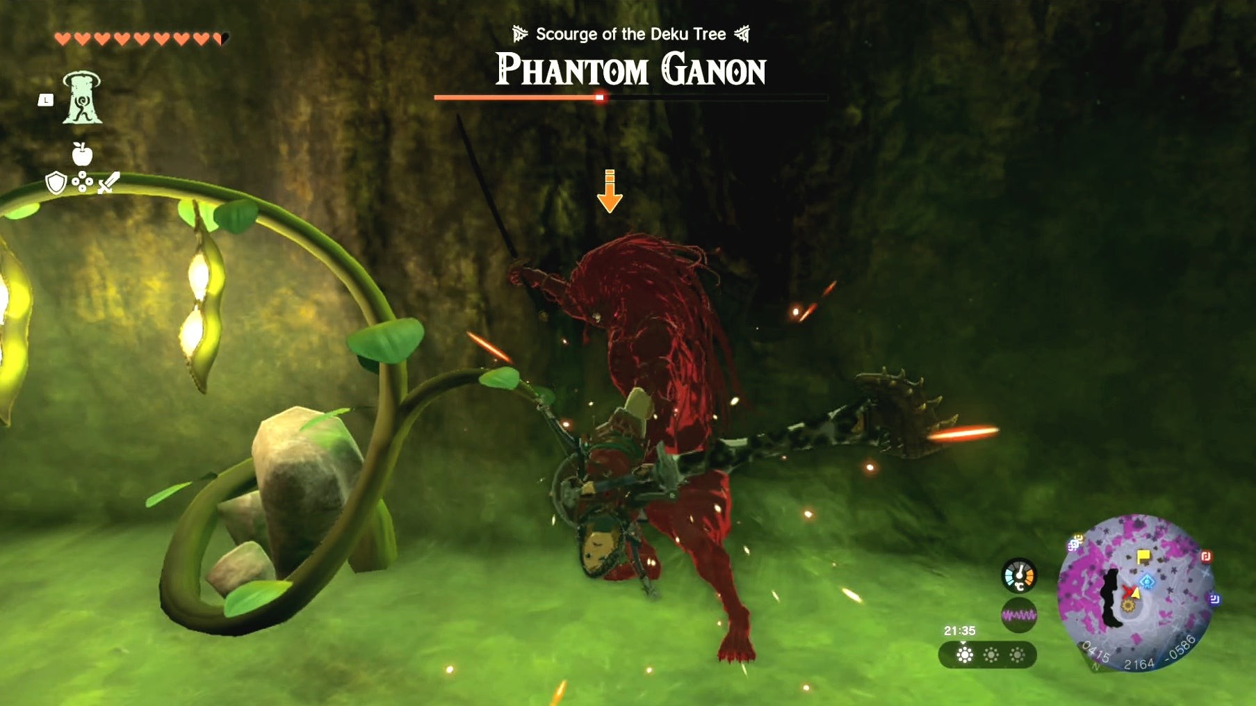 Đòn đánh kiếm đơn của Phantom Ganon