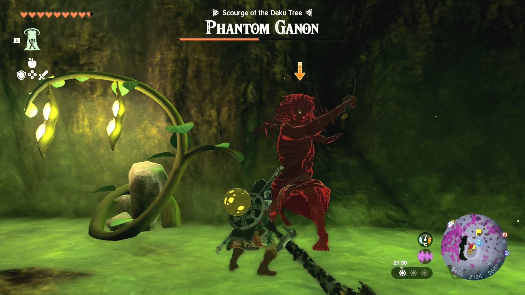 Đòn đánh kiếm tích tụ của Phantom Ganon