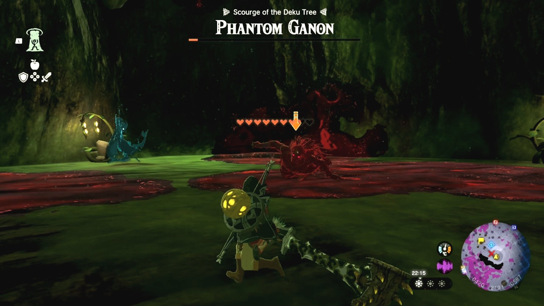 Đòn tấn công xung kích của Phantom Ganon