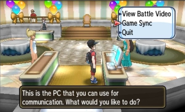 Đồng bộ hóa Game Sync ID tại máy tính trong Festival Plaza Pokémon Sun and Moon