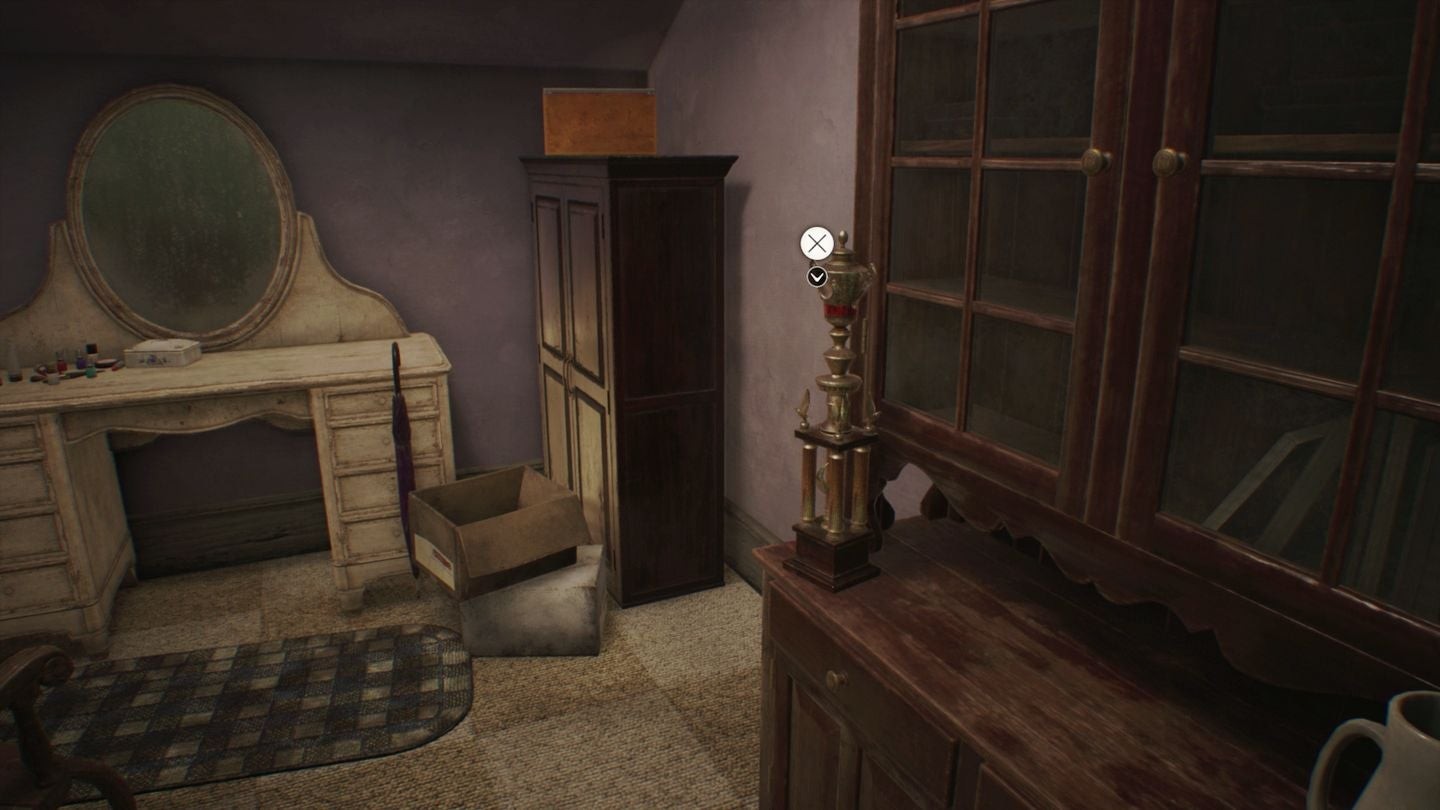 Dùng Small Component mở đường lên gác mái trong phòng trẻ em - RE7 Daughters DLC