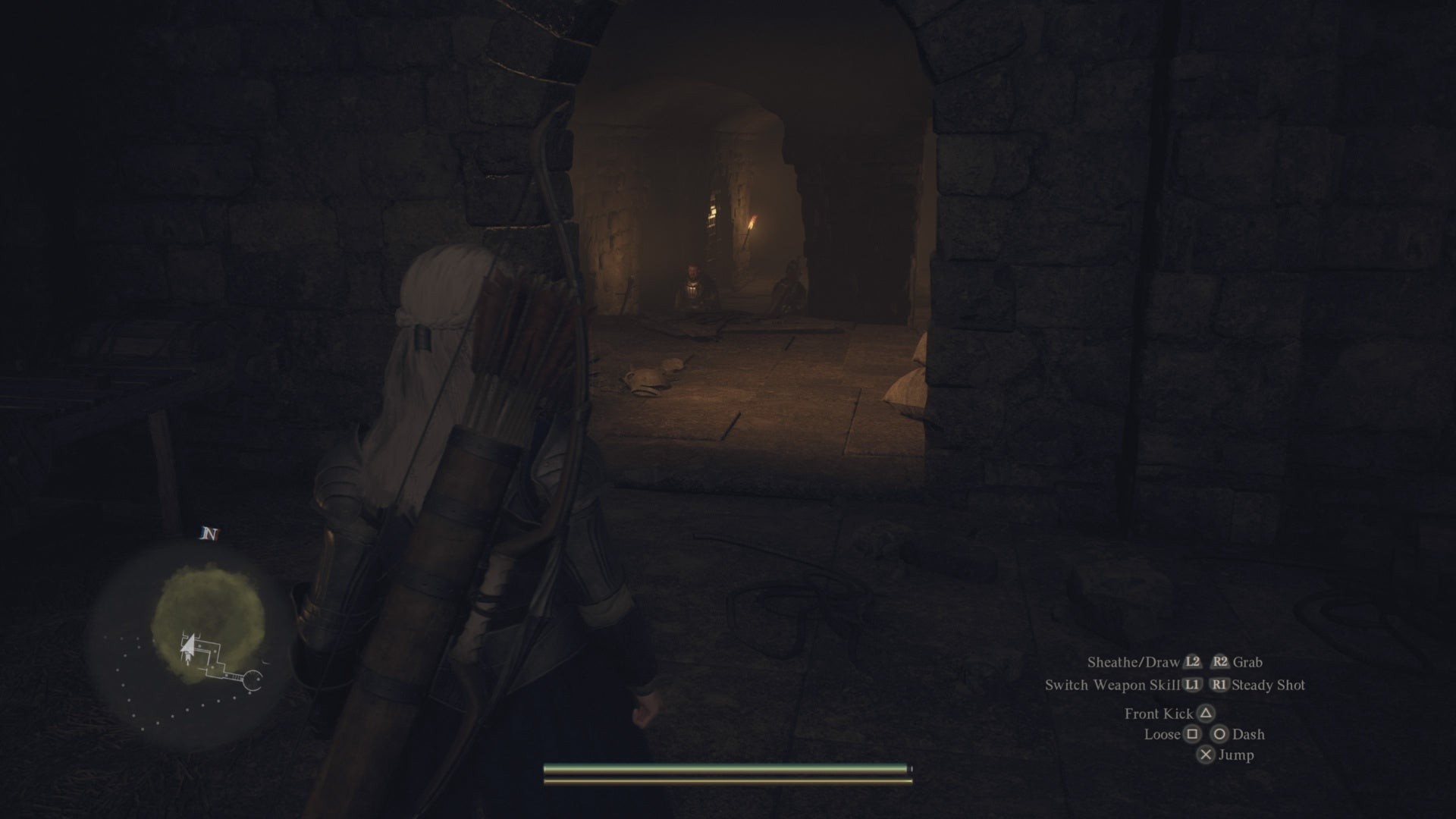 đường đi bên trong Gaol Tower dẫn đến khu nhà giam Dragon's Dogma 2