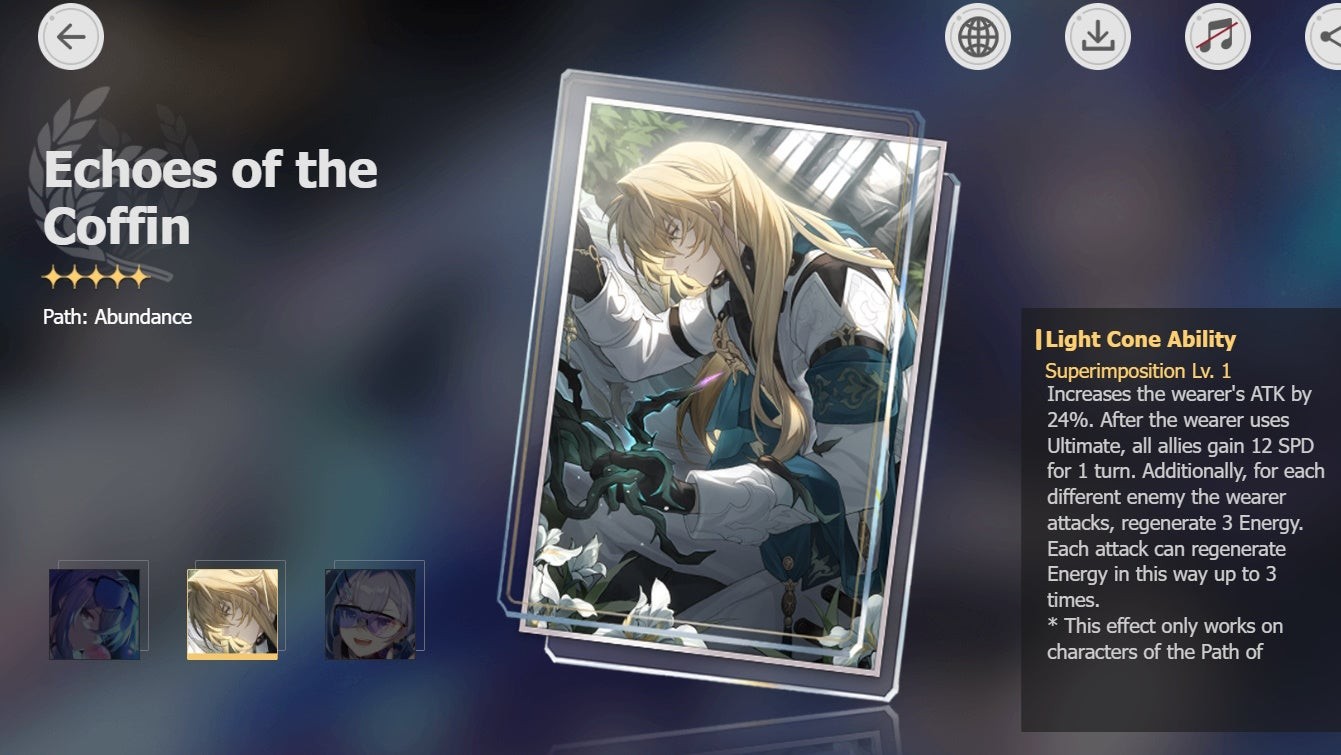 Echoes of the Coffin trong Honkai: Star Rail