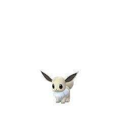 Eevee dạng shiny màu bạc trong Pokémon Go