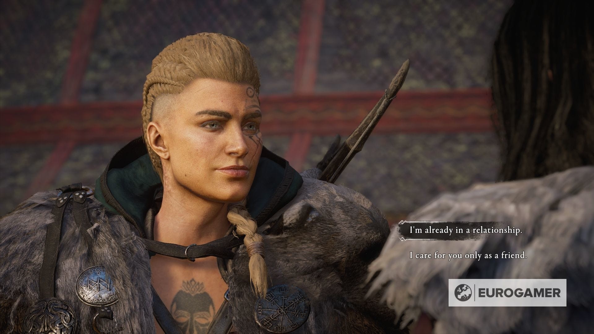 Eivor và Petra tận hưởng khoảnh khắc lãng mạn sau buổi hẹn hò bắn cung