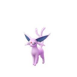 Espeon dạng thường màu tím nhạt trong Pokémon Go
