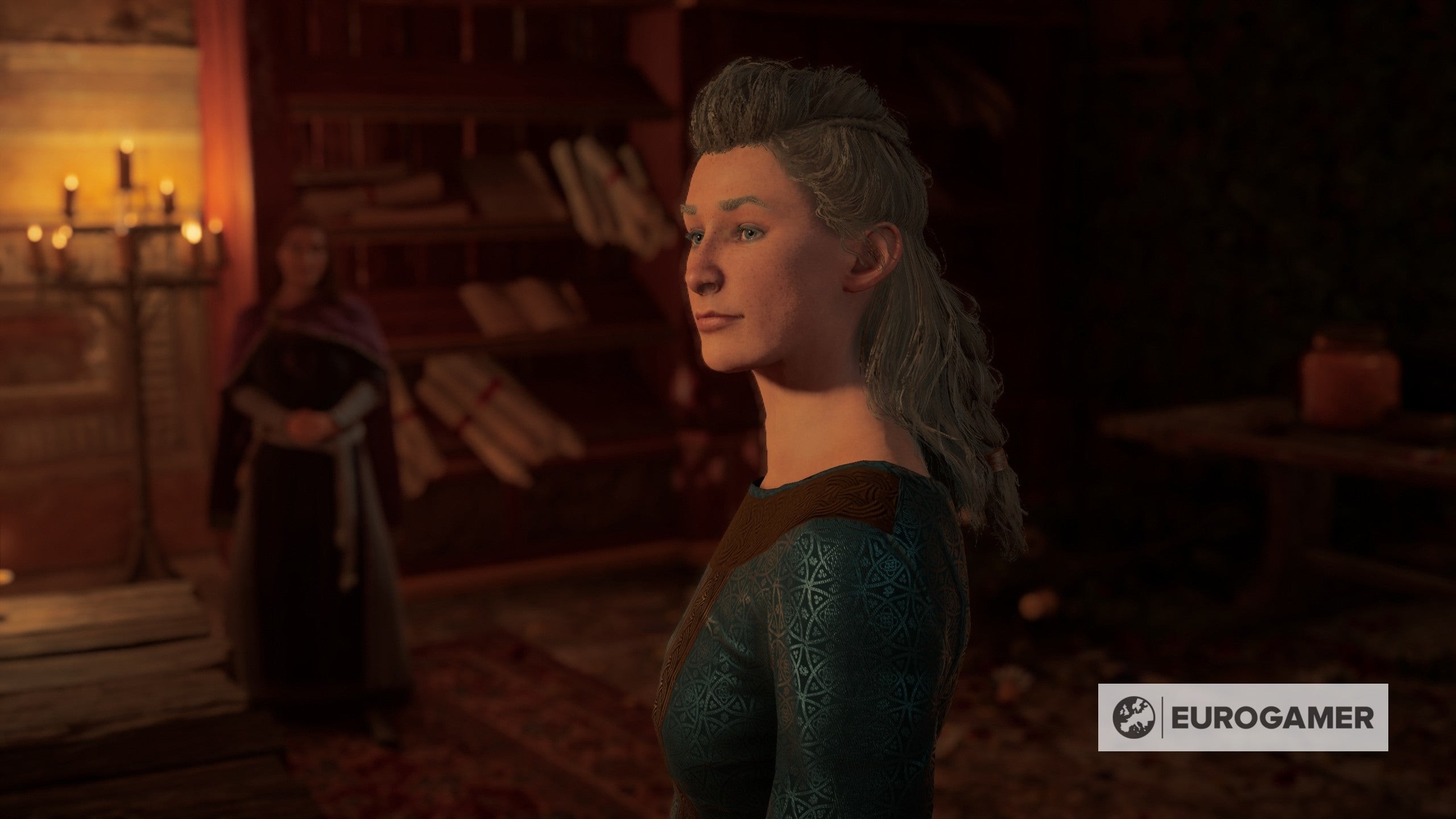 Estrid, vợ của Birstan, người muốn trở về Francia trong Assassin's Creed Valhalla