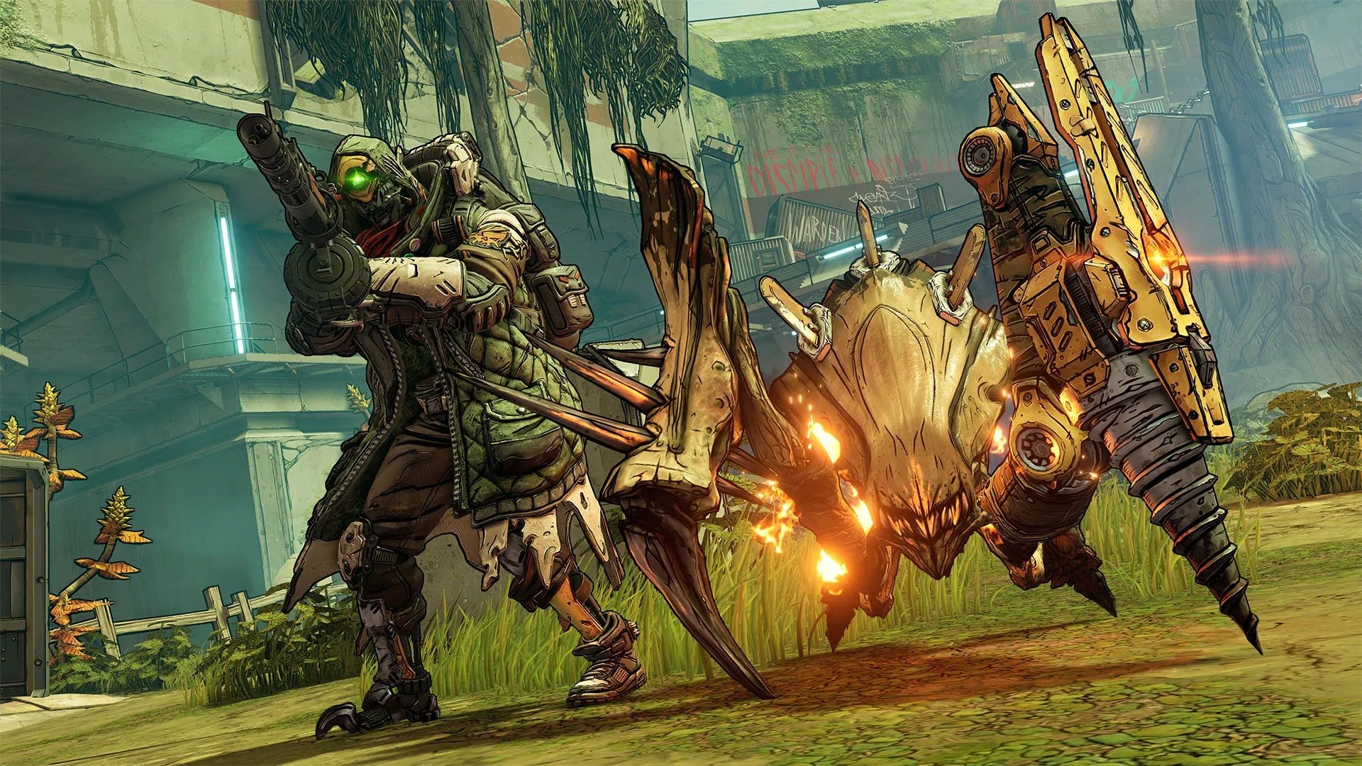 FL4K trong tư thế chiến đấu đặc trưng của Borderlands 3