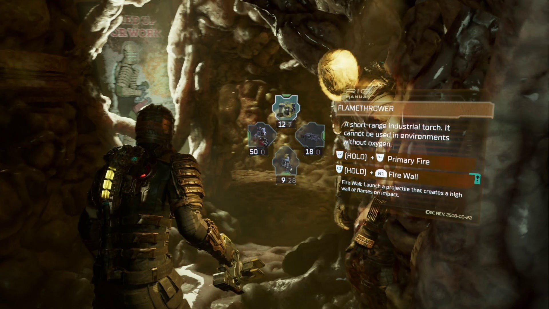 Flamethrower trong Dead Space
