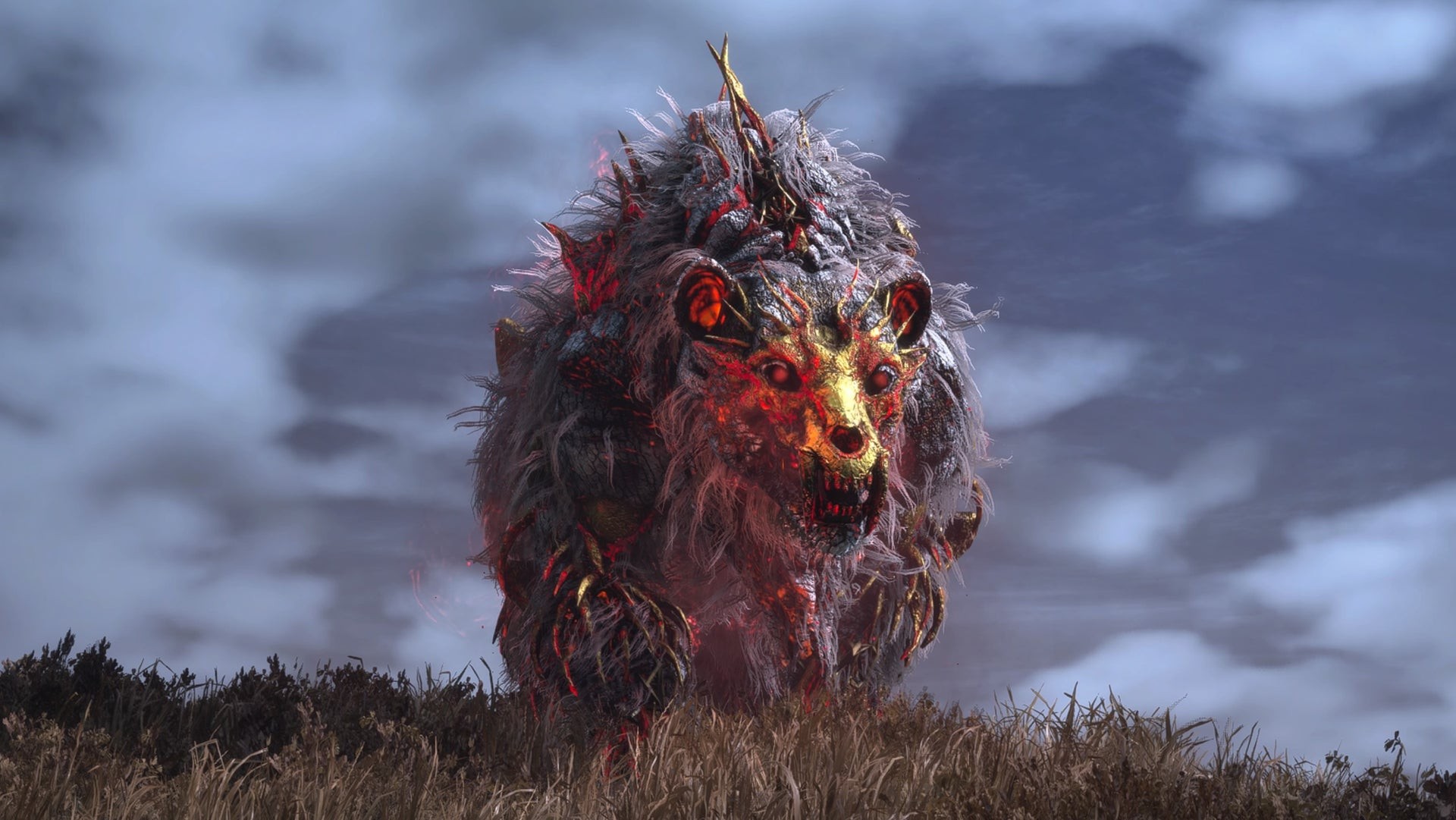 Forspoken, khu vực Barren Plains với quái vật Mylodon
