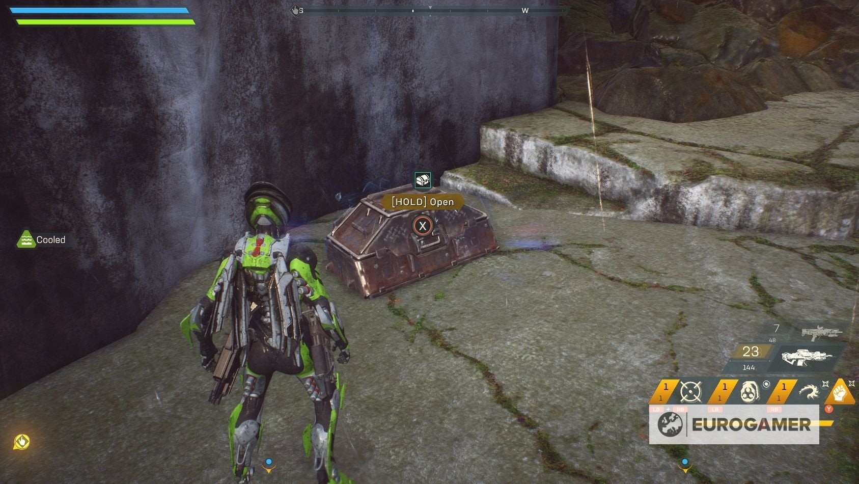Game thủ điều khiển Javelin bay lượn khám phá thế giới Bastion trong Anthem