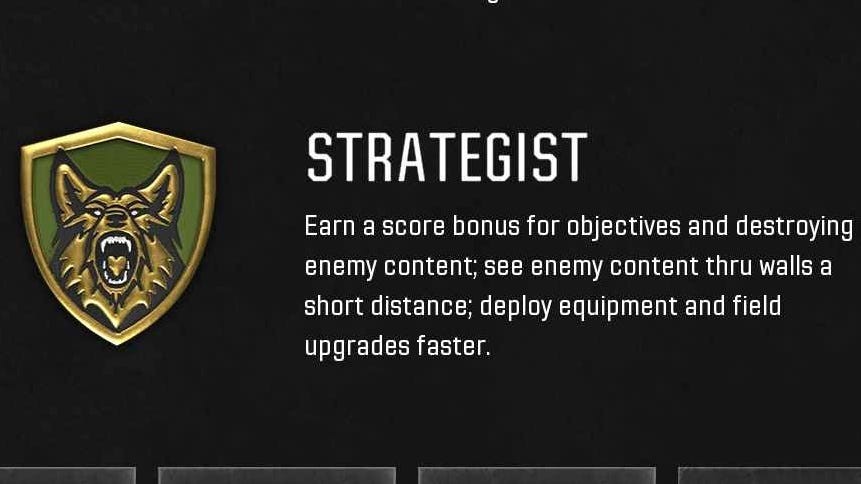 Giao diện chọn Combat Specialty Strategist trong Black Ops 6