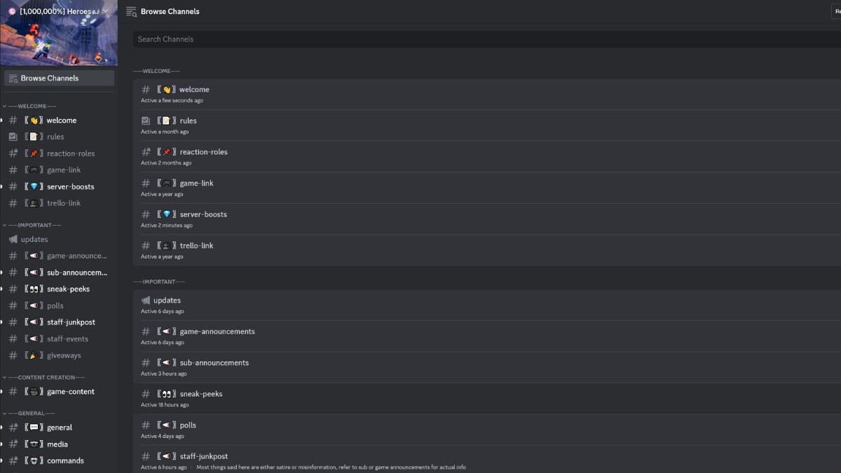 Giao diện Discord Heroes Battleground sau khi người dùng đã kết nối tài khoản Roblox của họ thông qua Bloxlink