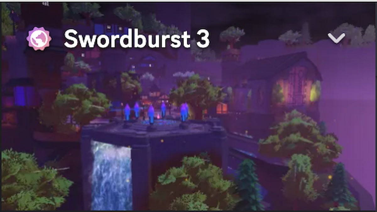 Giao diện máy chủ Discord chính thức của Swordburst 3 hiển thị các kênh thông báo và thảo luận