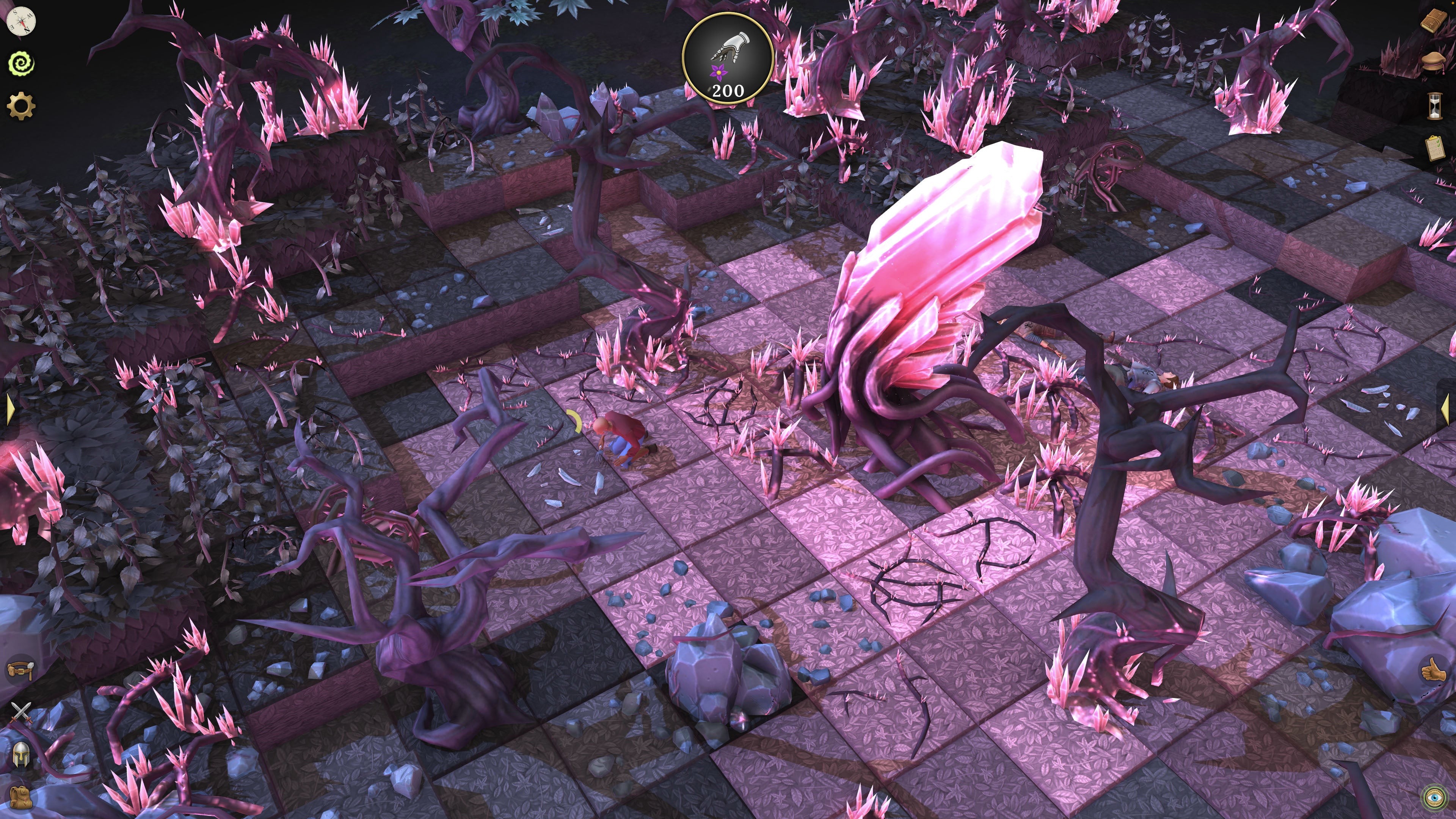 Giao diện người dùng và nhân vật trong game MMORPG Brighter Shores