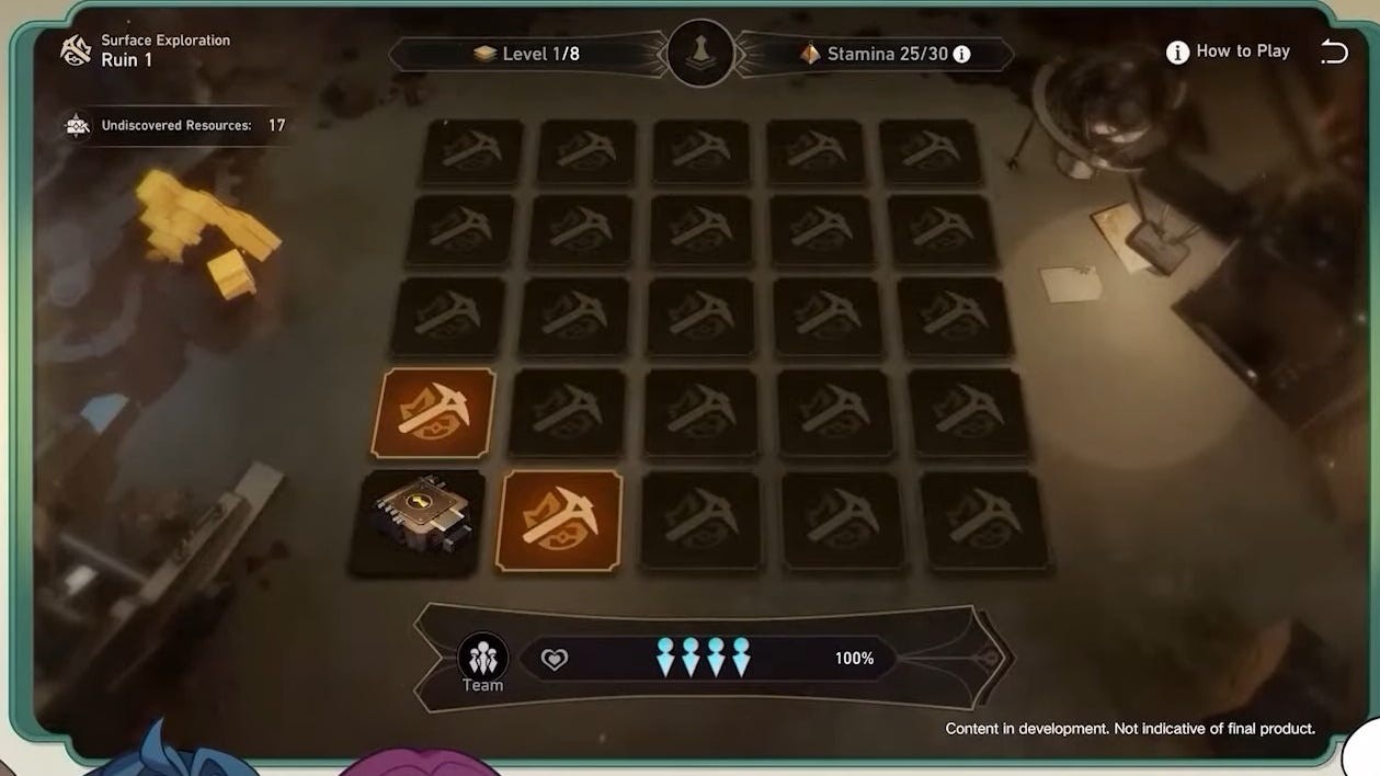 Giao diện sự kiện Underground Treasure Hunt Săn Tìm Kho Báu Dưới Lòng Đất tại Belobog Honkai Star Rail 1.2