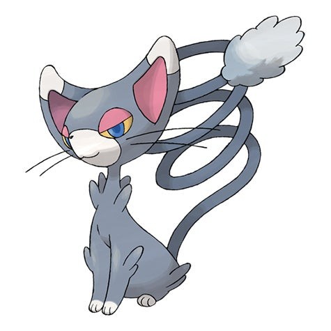 Glameow, một Pokémon xuất hiện tại môi trường sống Bustling Boardwalk trong Pokémon Go Tour Sinnoh