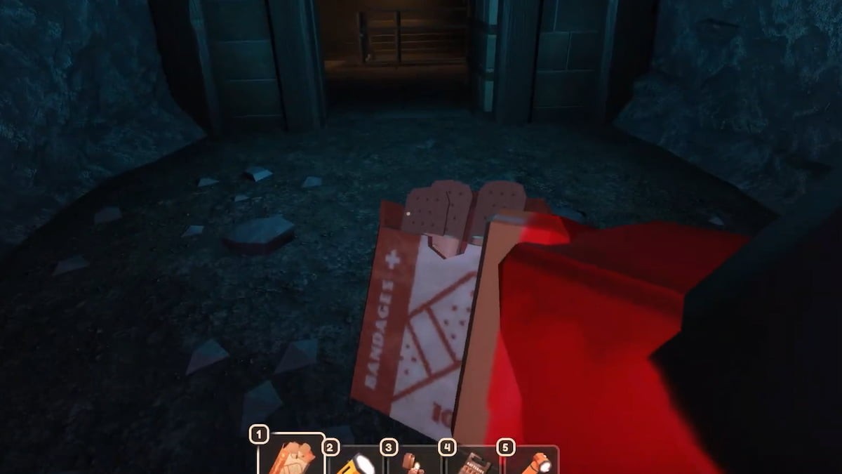 Gói băng cứu thương (Bandage Pack) có thể tìm thấy trong Doors Floor 2