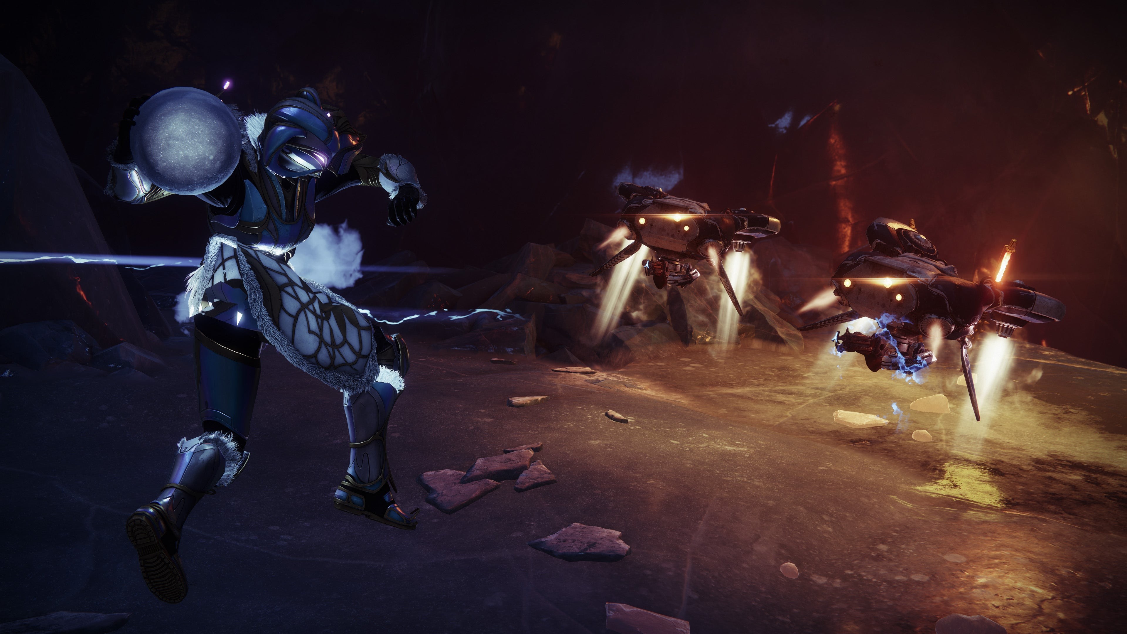 Guardian ném bóng tuyết trong sự kiện The Dawning Destiny 2