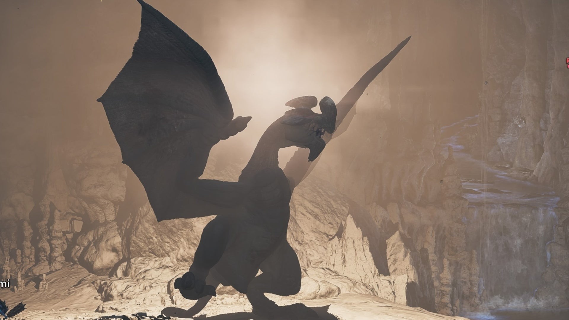 Gypceros sử dụng đòn tấn công Flash gây choáng trong Monster Hunter Wilds