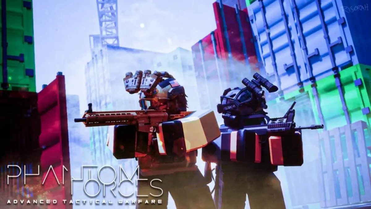 Hai người lính trong Roblox Phantom Forces