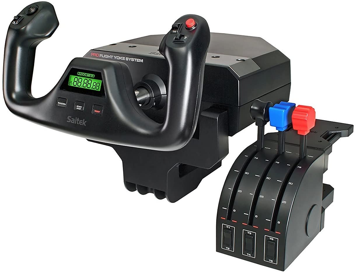 Hệ thống Logitech G Saitek Pro Flight Yoke - Bộ yoke và quadrant tầm trung phổ biến