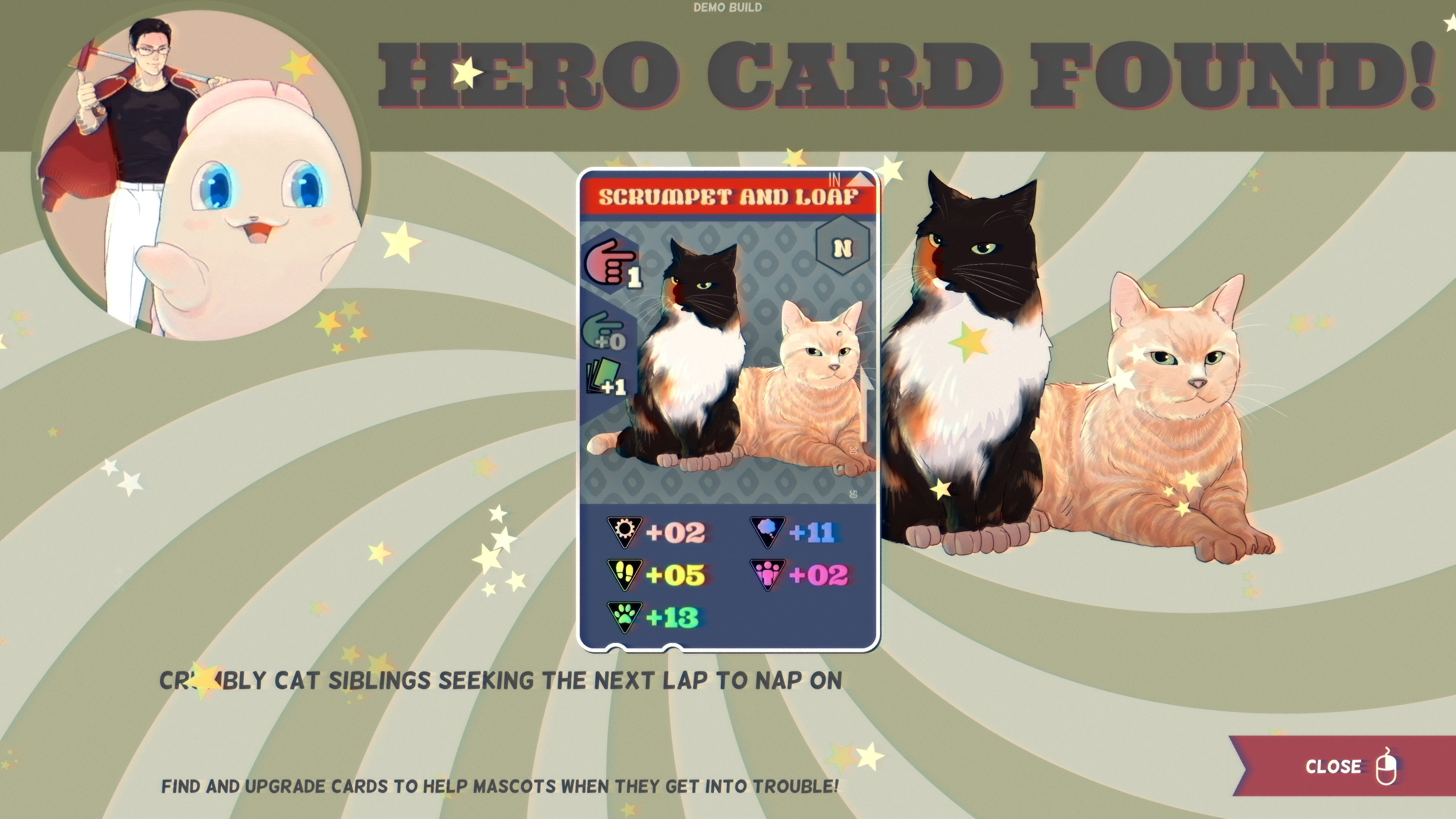 Hero card trong Promise Mascot Agency
