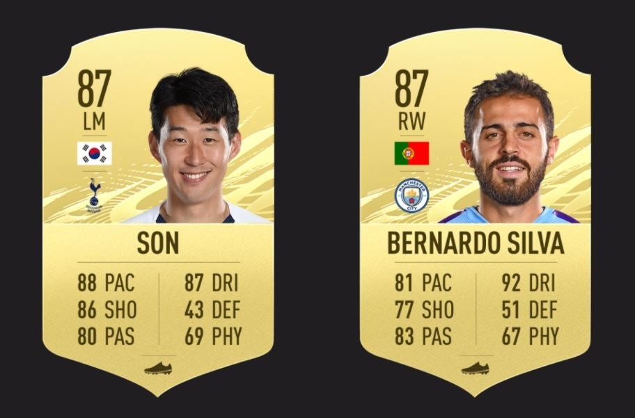 Heung Min Son ăn mừng sau khi ghi bàn cho Tottenham Hotspur trong FIFA 21