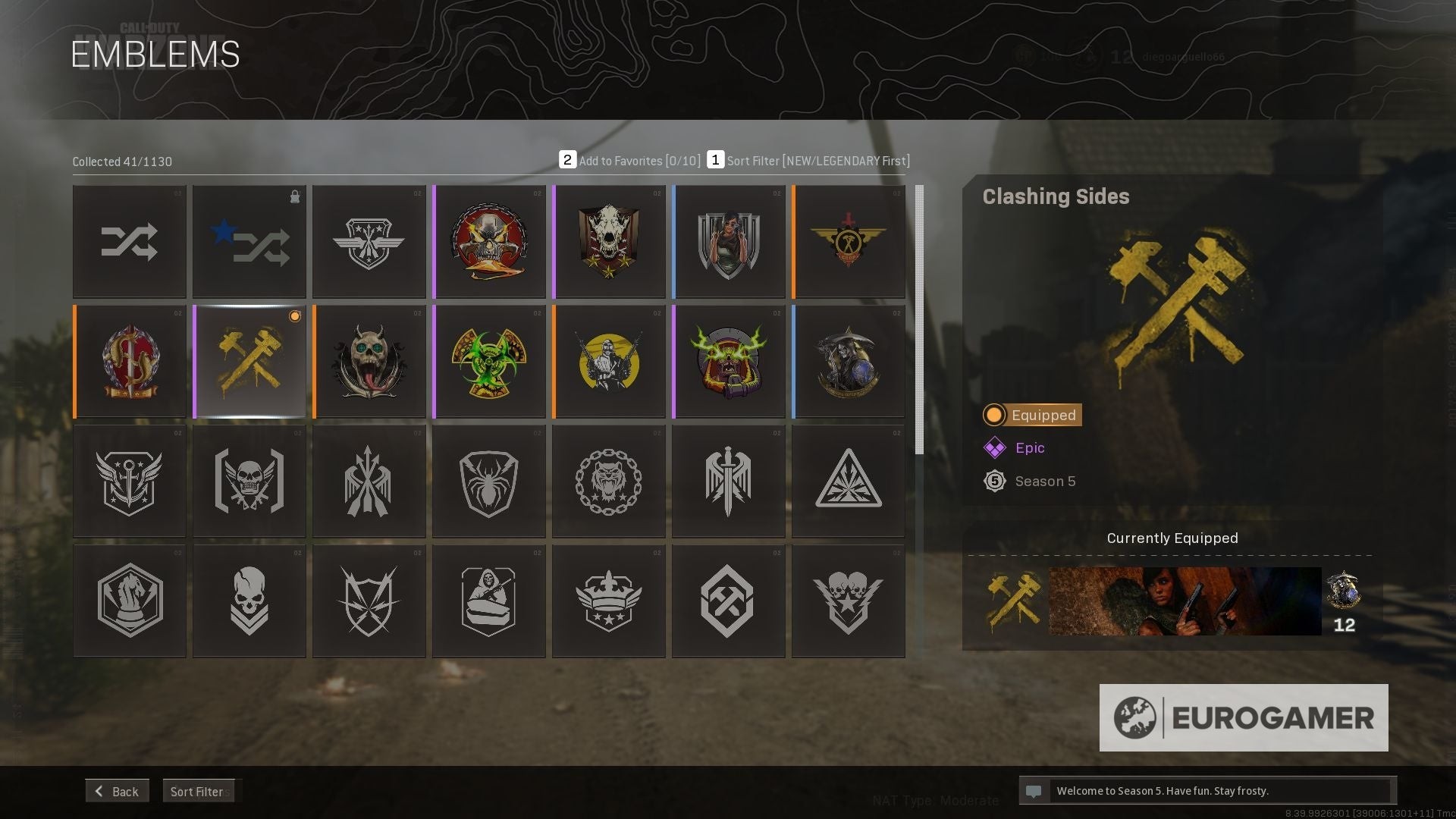 Hình ảnh biểu tượng Clashing Sides - phần thưởng sự kiện CoD Vanguard