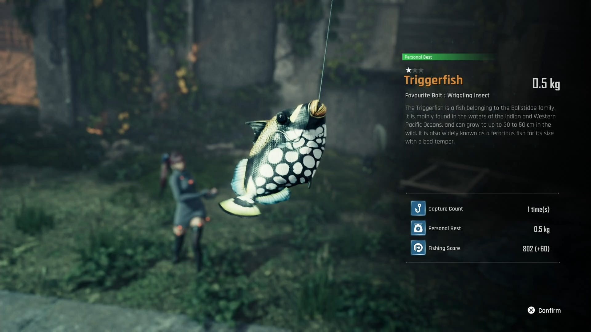 Hình ảnh cá Triggerfish cỡ trung trong Stellar Blade