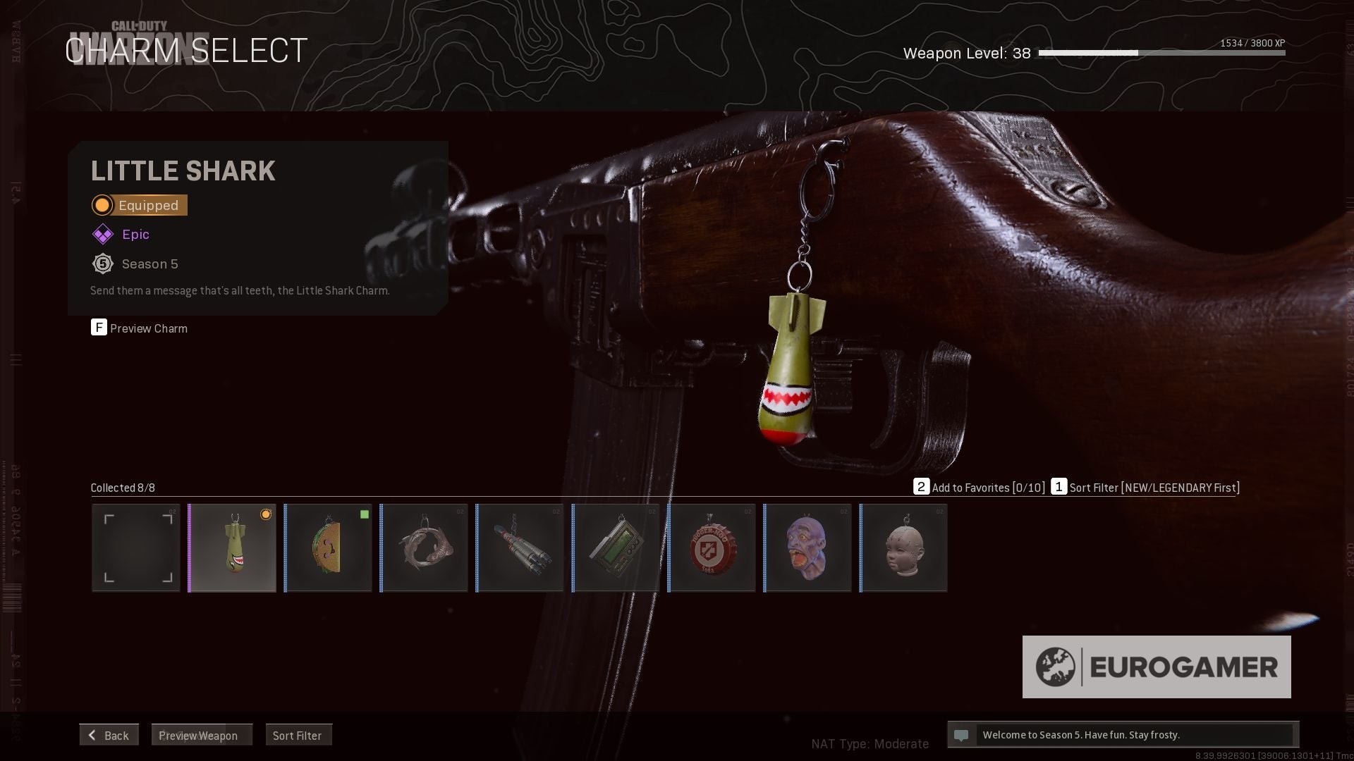 Hình ảnh charm Little Shark - phần thưởng đặc biệt sự kiện Vanguard