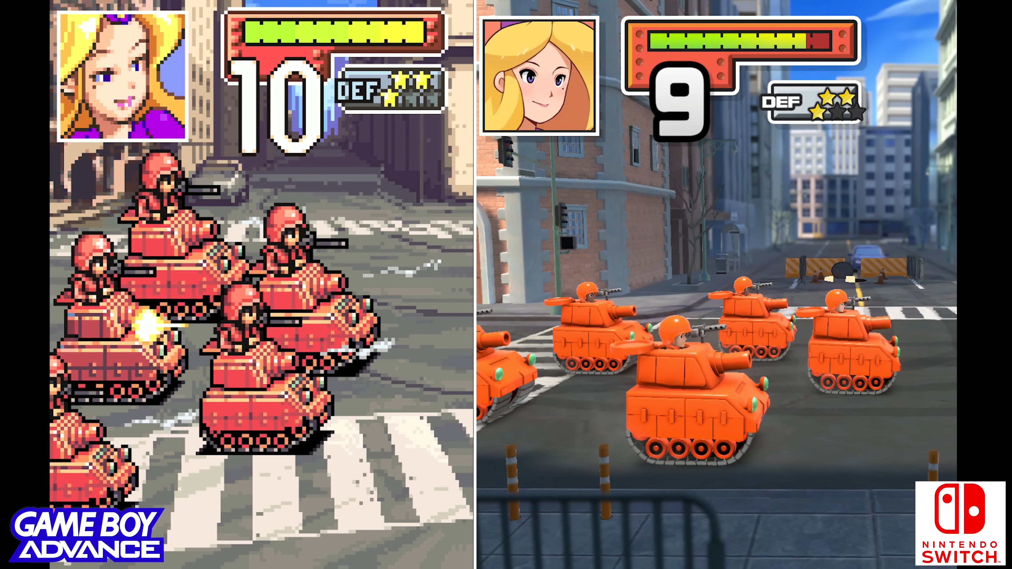 Hình ảnh chiến đấu trong Advance Wars 1+2: Re-Boot Camp